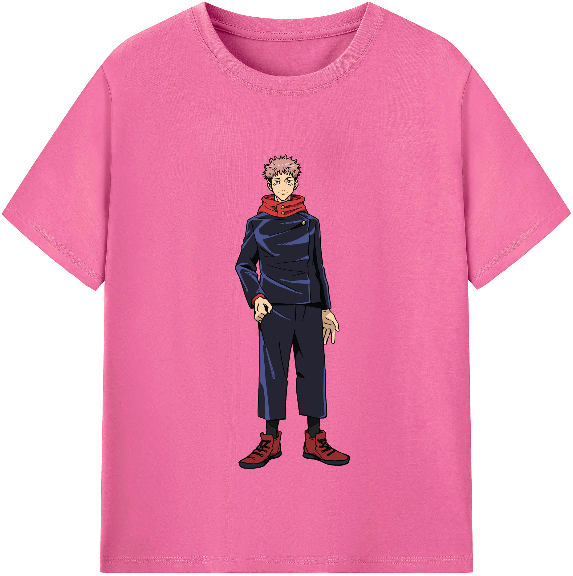 （画像用） 呪術廻戦 Jujutsu Kaisen レディースカジュアルプリントTシャツ（綿100％）